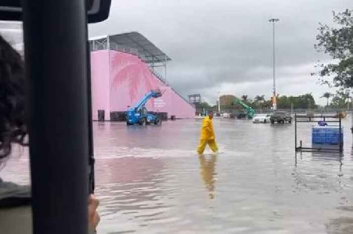 Miami Grand Prix chaos as track is flooded just weeks before F1 heads to America