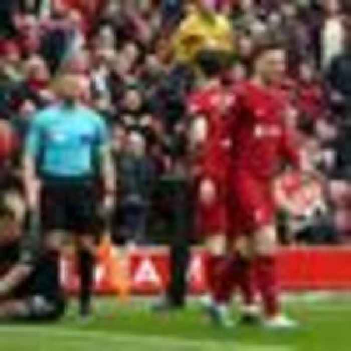 Assistant referee who appeared to elbow Liverpool player to face no further action