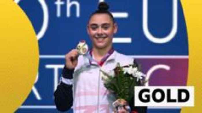 Gadirova takes gold in dramatic all-around final