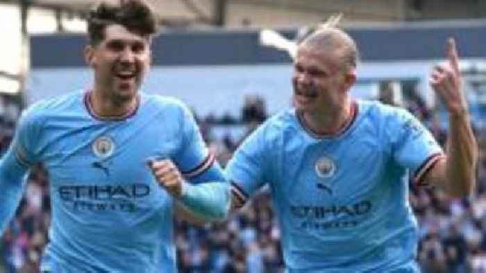 Haaland nets twice in Man City win over Leicester