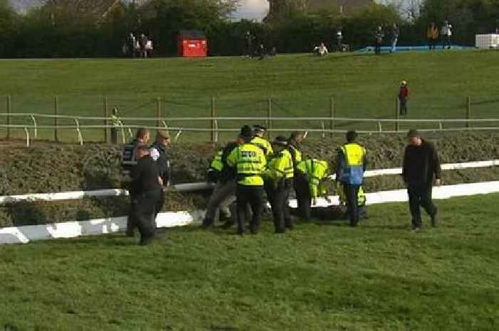 Racehorse dies and 23 arrests after animal rights protest storm Grand National