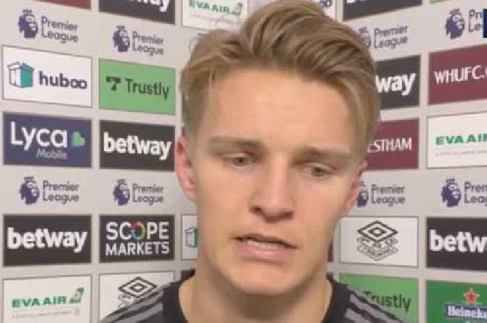 Martin Odegaard says Arsenal were doing 'stupid things' with the ball against West Ham