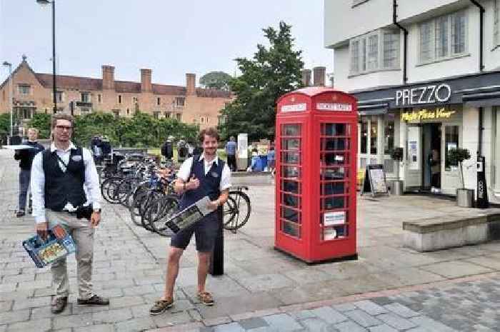 Cambridge phone box sells for thousands with owner hoping to sell coffee from it