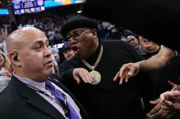 Bling-wearing rapper E-40 booted out of Warriors' NBA play-off game by security