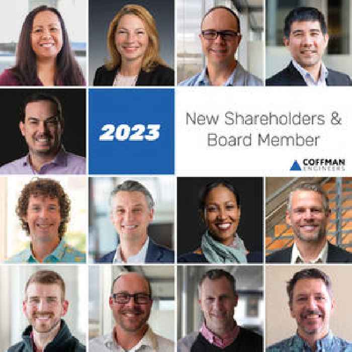 Coffman Engineers Announces New Board Director and Record Number of New Shareholders