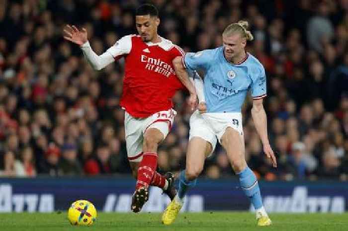 Arsenal told how to stop Erling Haaland in Man City title race clash amid William Saliba dilemma