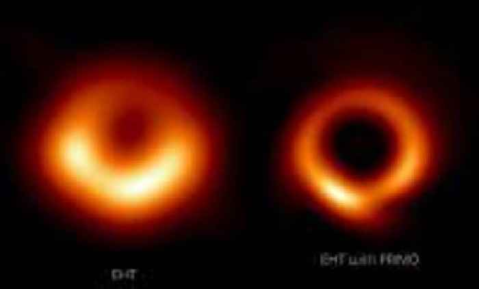 A sharper look at the first image of a black hole
