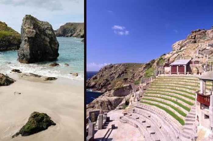 Cornwall places named among UK's most beautiful include 'breathtaking' Kynance Cove beach