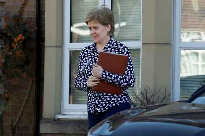 Nicola Sturgeon seen leaving home after husband Peter Murrell spotted for first time since arrest over SNP finance probe