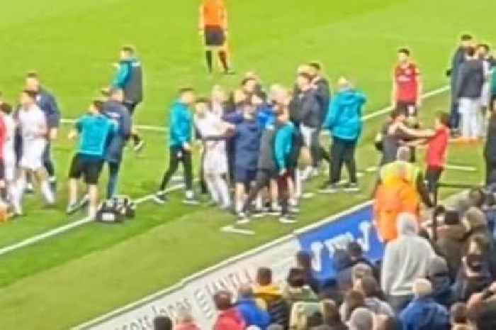 Fan video footage shows moment Swansea City v Preston descended into chaos