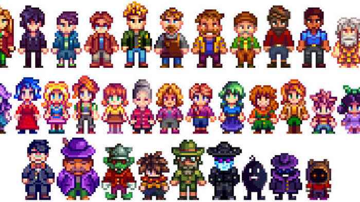 Stardew Valley fan redesigns character sprites to be - One News Page