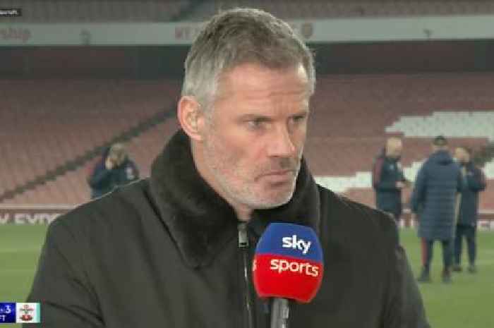 Jamie Carragher was 'urging' Arsenal to score winner in dying moments vs Southampton