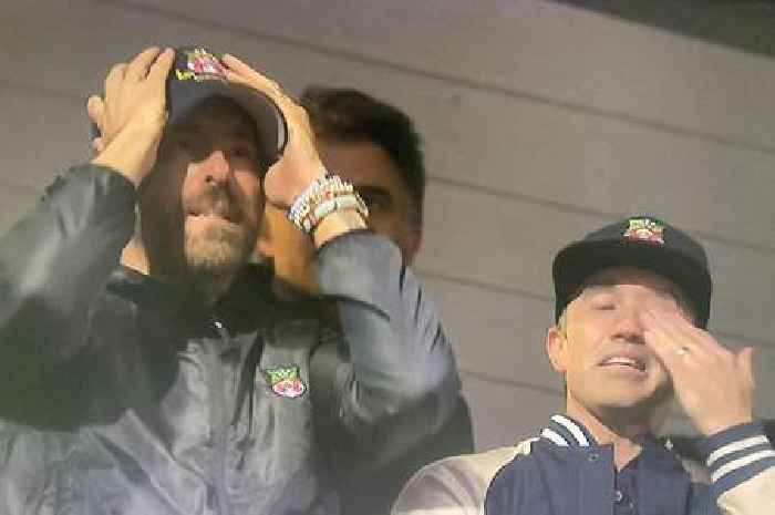 Ryan Reynolds and Rob McElhenney in tears amid wild Wrexham scenes