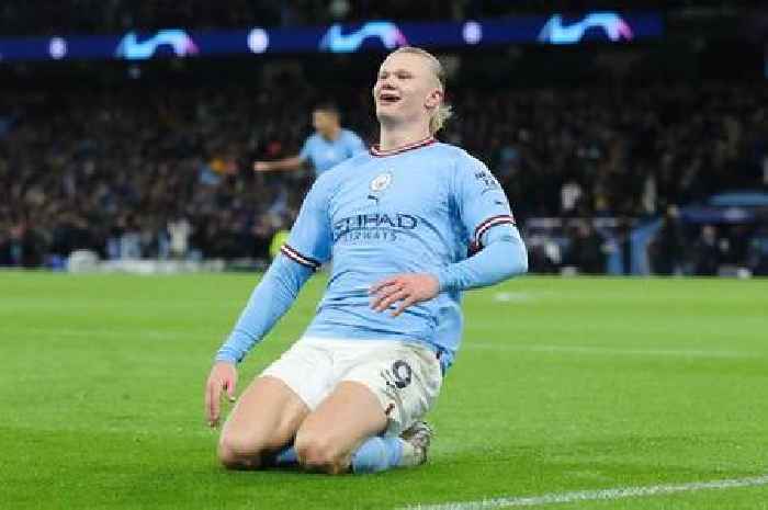 Man City star Erling Haaland fires two-word response to Arsenal's draw with Southampton