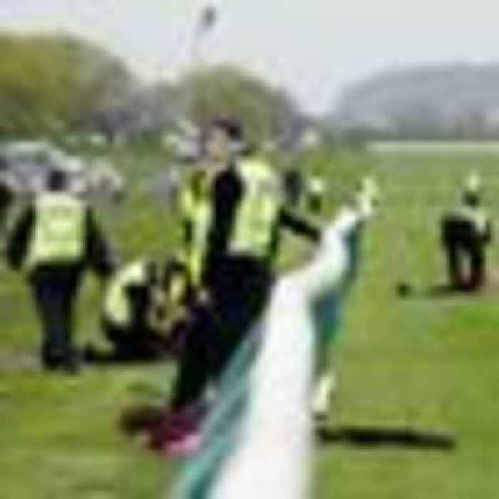 Arrests after animal rights protests at Scottish Grand National