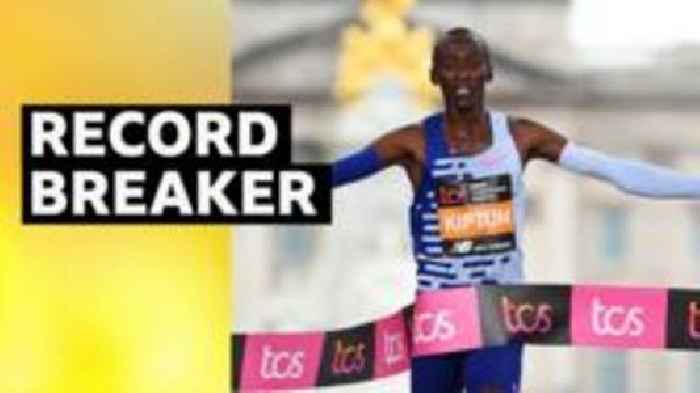 Kiptum smashes record to win London Marathon