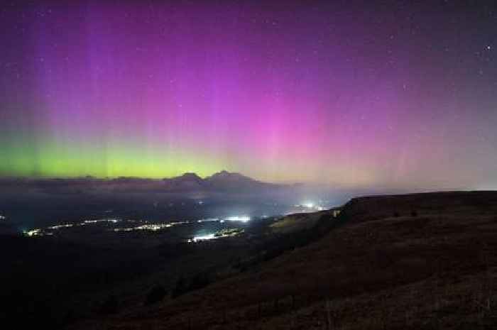Photos show Northern Lights as far south as Penzance in Cornwall  last night