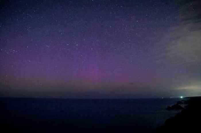 Stunning photos show Northern Lights over Cornwall last night