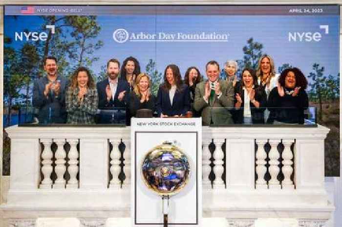 Arbor Day Foundation Invited To Ring Iconic New York Stock Exchange Opening Bell