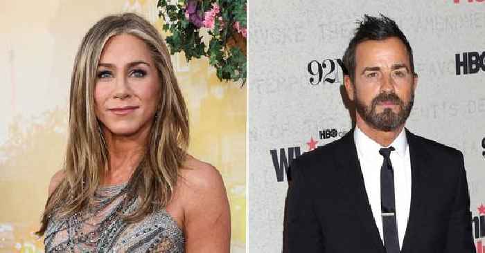 Jennifer Aniston & Ex-Husband Justin Theroux Caught Embracing At NYC Dinner With Friends