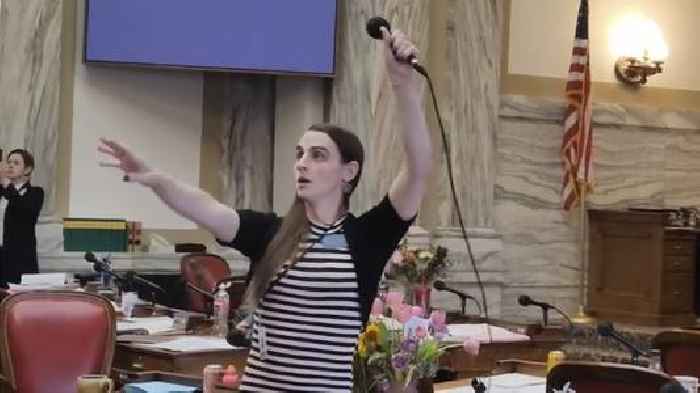 Montana transgender lawmaker silenced again as backers erupt