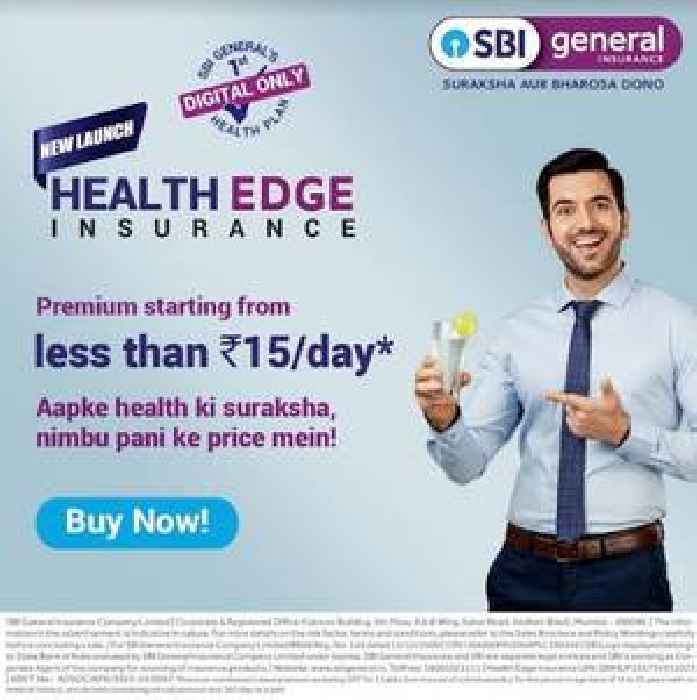 SBI General Launches a Fully Customizable, Digital-only Health Product 'Health Edge Insurance'