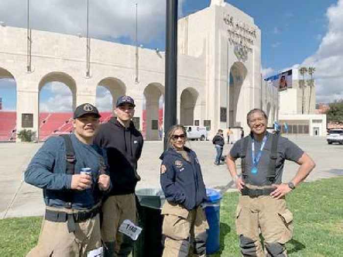 Climbing for a Cause: Firefighters From Marathon Take On LA’s Famed Memorial Coliseum