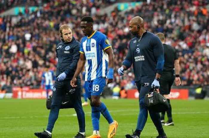Brighton could be without six injured players for crucial Nottingham Forest clash