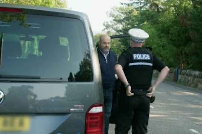 Moment Scotland's richest man caught speeding by cops before being handed fine