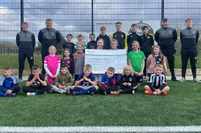 Young team nets over £2000 for charity