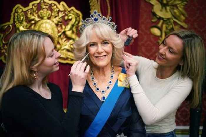 Queen Camilla waxwork unveiled at Madame Tussauds