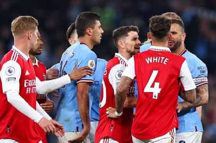 What caused Ben White to clash with Phil Foden at full time of Man City vs Arsenal