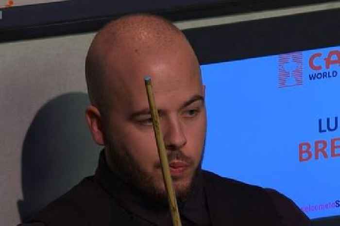 Luca Brecel left seething in chair after 'incredible' sneeze almost costs him frame