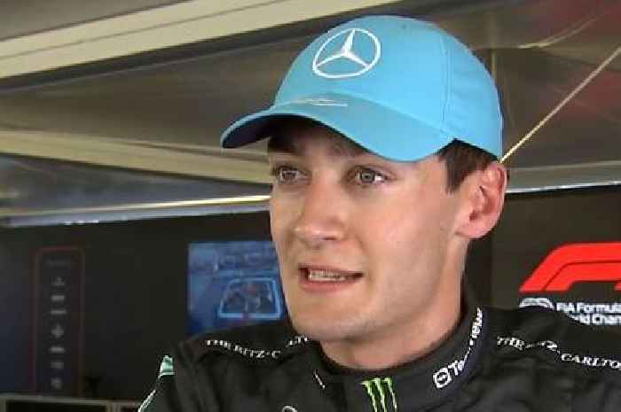 George Russell 'surprised' by Max Verstappen 'd***head' rant at Azerbaijan GP