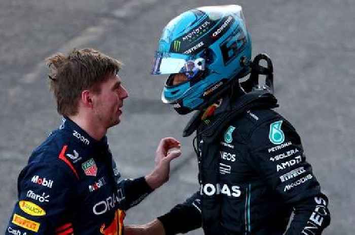 Max Verstappen calls George Russell 'd***head' after Azerbaijan GP Sprint race
