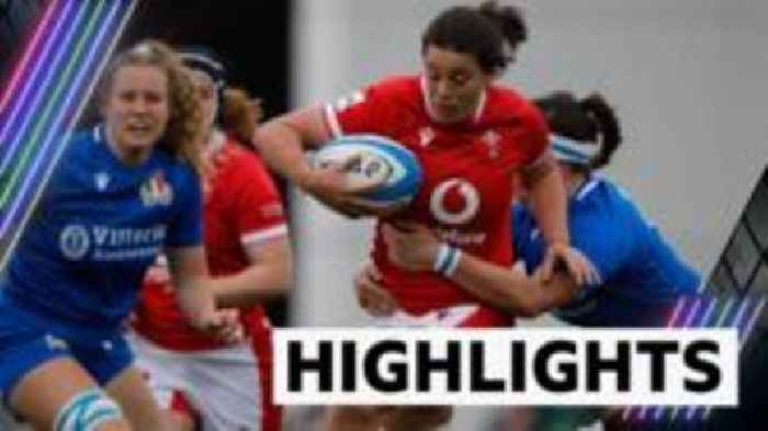 Wales finish third after a five-try win over Italy