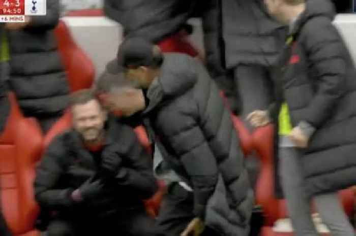 Jurgen Klopp pulls his hamstring in crazy scenes as fans joke he's 'out for the season'