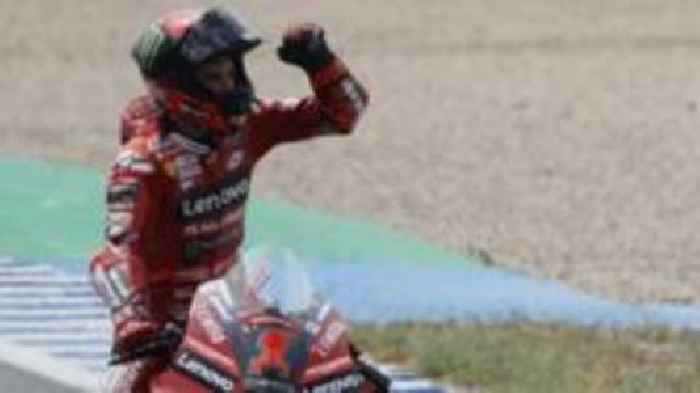 Bagnaia wins in Spain to go top of MotoGP standings