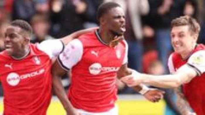 Rotherham beat 10-man Boro to secure safety
