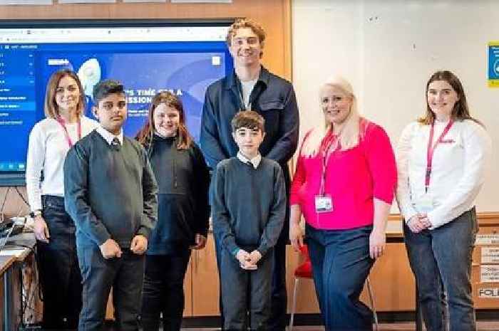 Scotland rugby captain Jamie Ritchie visits Perth school to help students' skill-building
