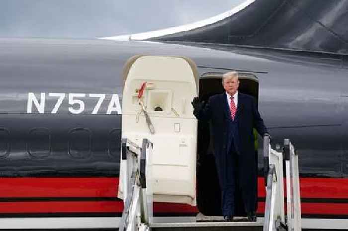 Donald Trump arrives in UK and says it's 'great to be home'