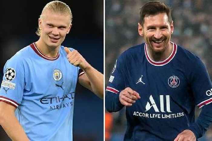 Pep Guardiola reckons Erling Haaland has same hunger for goals as Lionel Messi