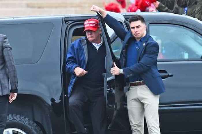Donald Trump arrives at Turnberry golf resort under police escort during Scotland visit