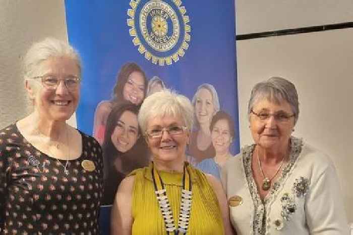 Inner Wheel members' afternoon tea raises money for Lanarkshire hospice