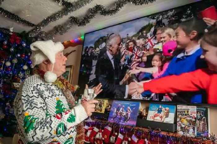 Royal superfan Andy watches the King's Christmas speech at 3pm every day
