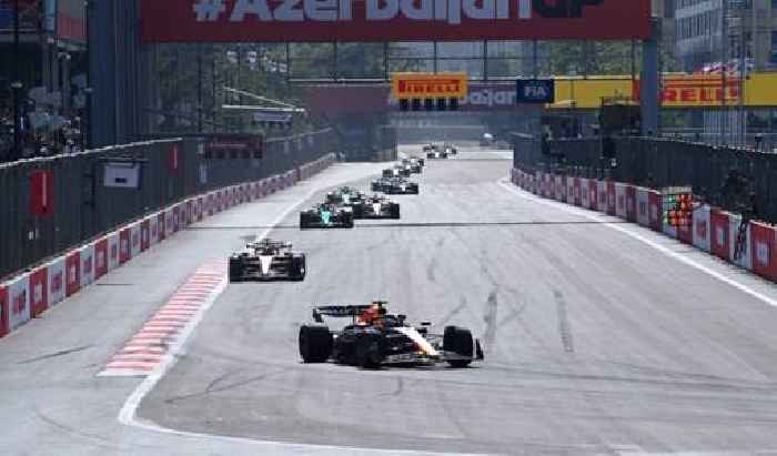 2023 Azerbaijan F1 Grand Prix Timelapse video animation