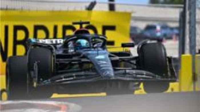 Russell tops first practice for Mercedes in Miami