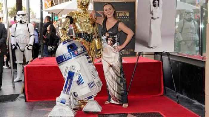 Carrie Fisher receives star on Hollywood's Walk of Fame