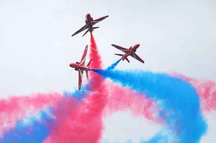 Every part of the UK the Red Arrows are set to fly over during the King's Coronation