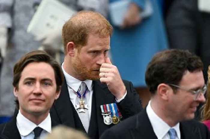Body language expert says Prince Harry showed signs of 'building tension' during coronation